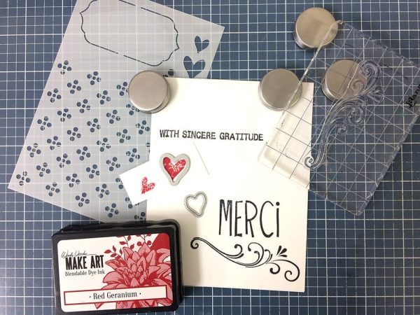 Wendy Vecchi Stamp, Die & Stencil Set - Merci & More For Discount - Image 3