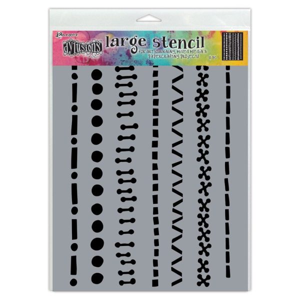 Dylusions Stencils A Stitch in Time Sale